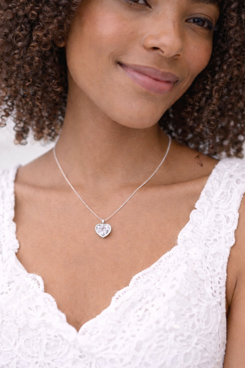 Colar Luz Coração em Prata 925