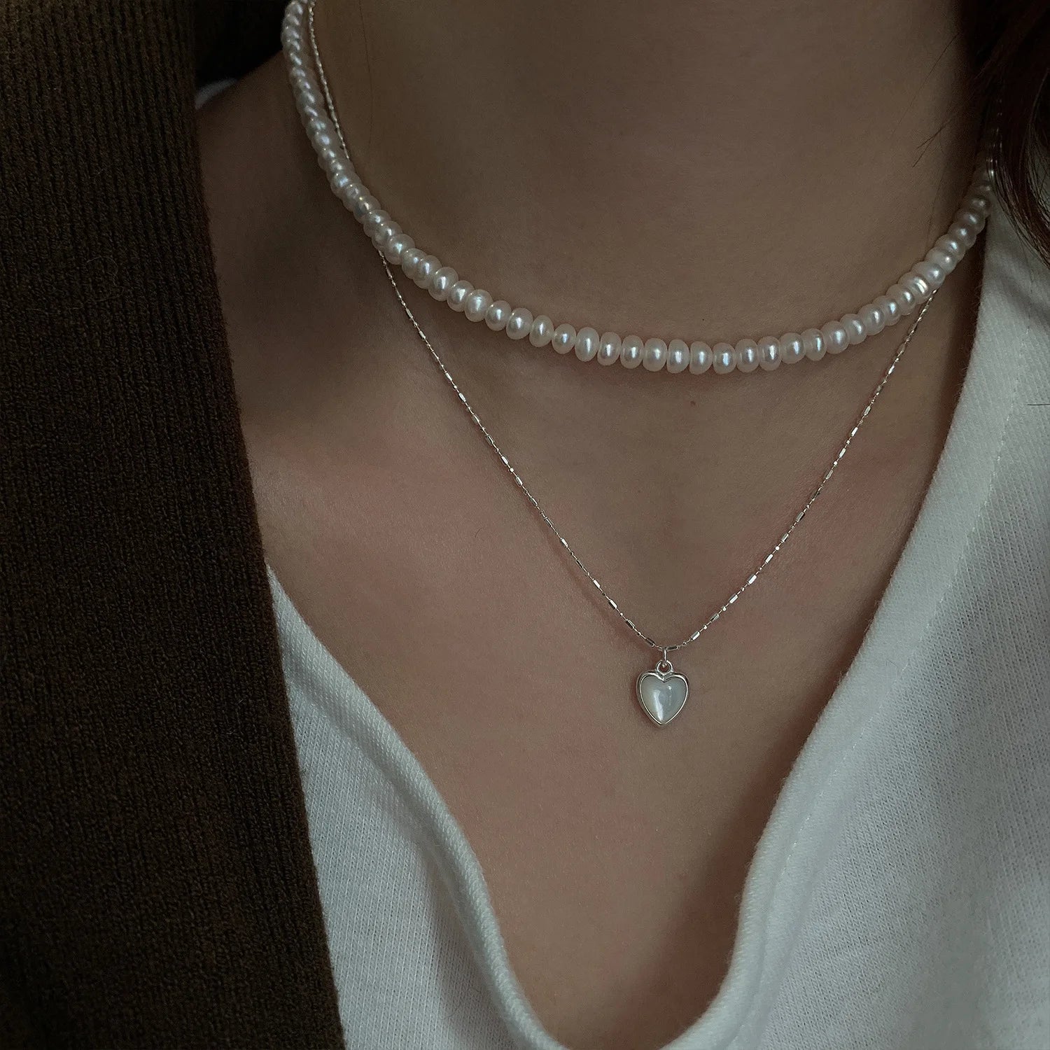 Colar Pingente Coração em Prata 925