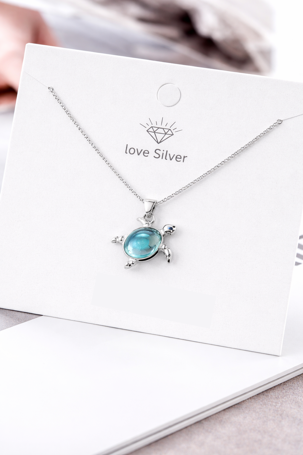 Colar com Pingente Tartaruga em Prata 925